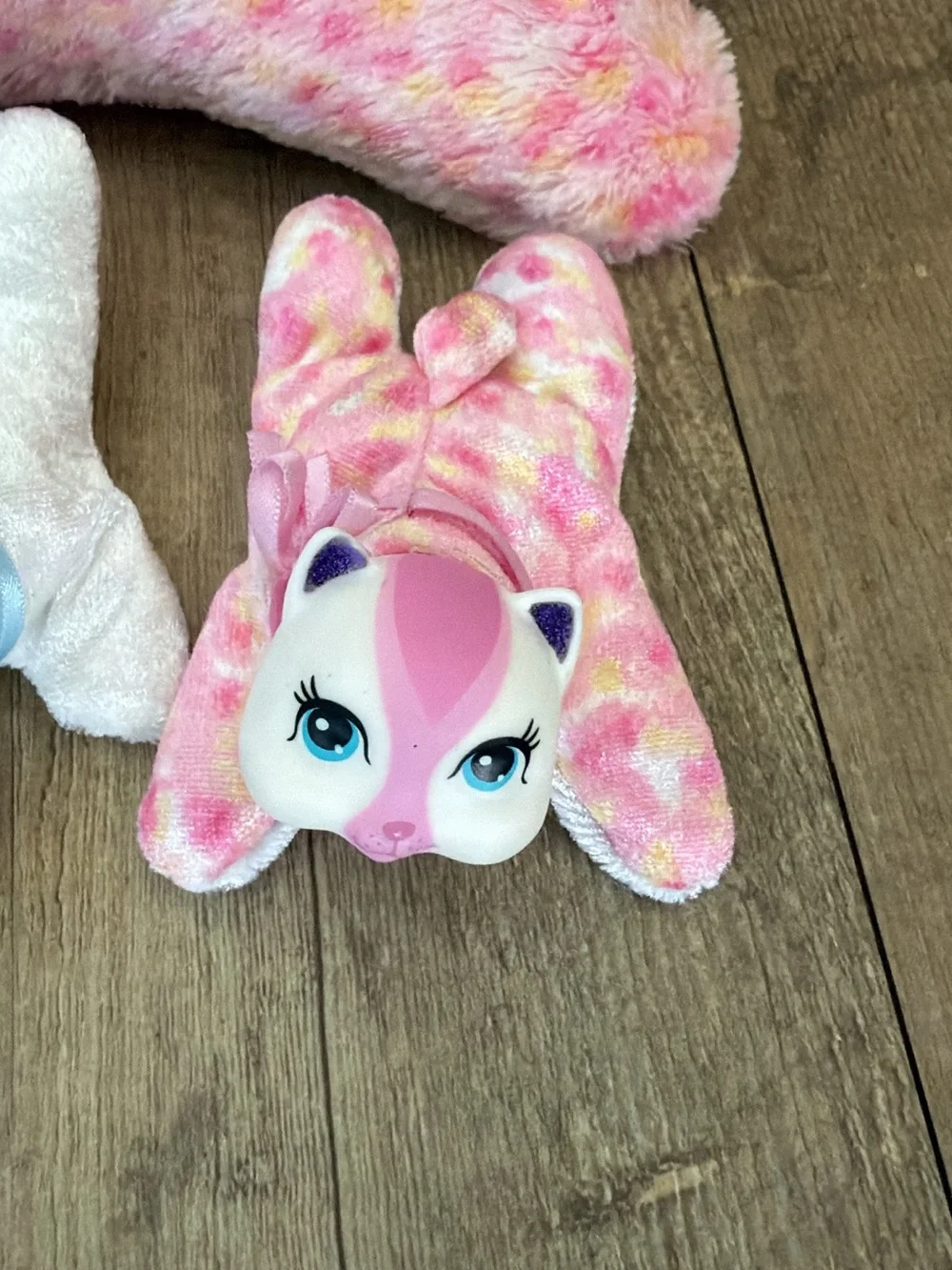 Kitty Surprise Pink Plush Kitty with Two Plush Kittens